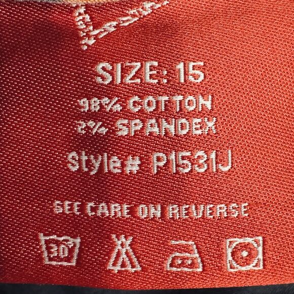 Vigoss Trouser Flare Jeans 15 Dark Wash Blue Stretch Juniors Measures 37 X 31 - Picture 5 of 8